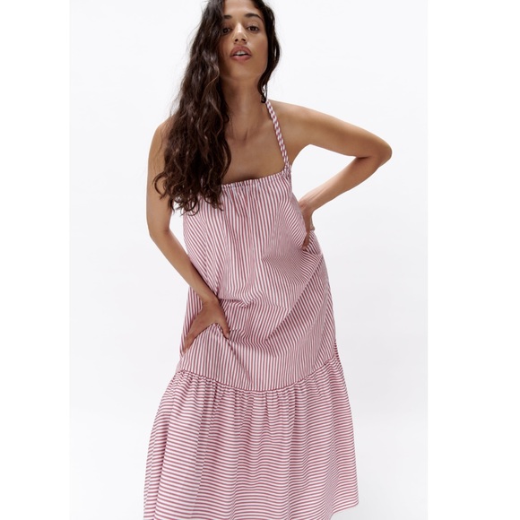 Stripped Poplin Dress Size S NWT - Picture 5 of 9